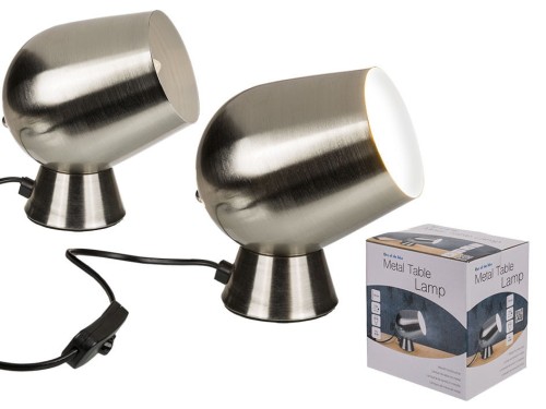 LAMPKA STOJĄCA metal srebrna LAMPA BIURKO STOLIK .jpg