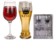 KIELISZKI dla pary King Queen KUFEL PIWA WINA .jpg