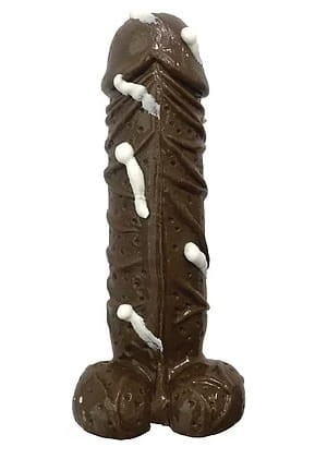 Czekoladowy LIZAK PENIS XL CZARNY PENISEK 17 CM 2.jpg