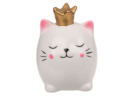 Mała skarbonka kotek KOT CZARNE OKULARY LUB KORONA 1.jpg