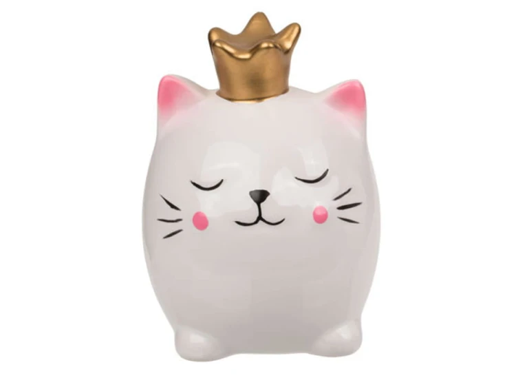 Mała skarbonka kotek KOT CZARNE OKULARY LUB KORONA 1.jpg