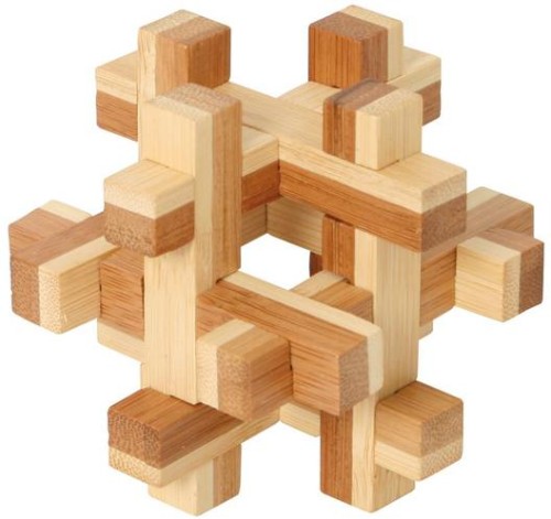 BAMBOO PUZZLE QUADERUS ŁAMIGŁÓWKA LOGICZNA GRA