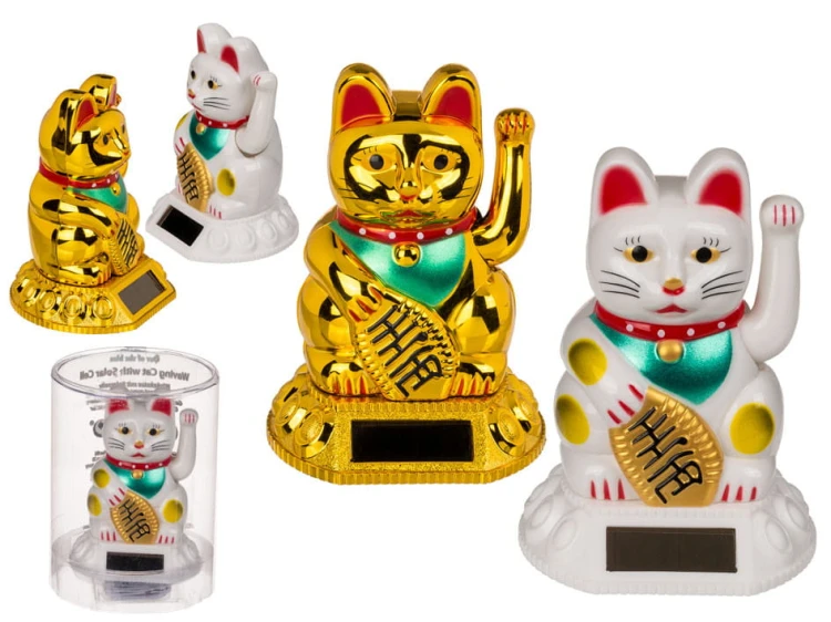 FIGURKA SOLARNA kot szczęścia MANEKI NEKO Z ŁAPKĄ 2.jpg