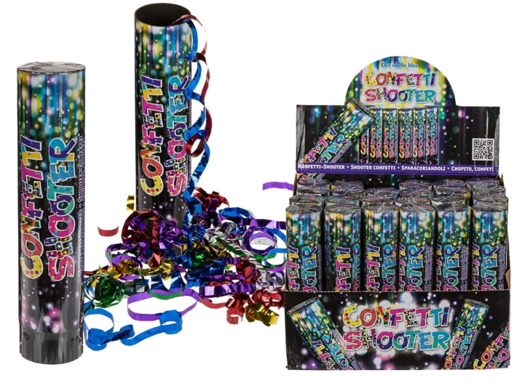 WYSTRZAŁOWE KONFETTI TUBA STRZELAJĄCA SERPENTYNA 2