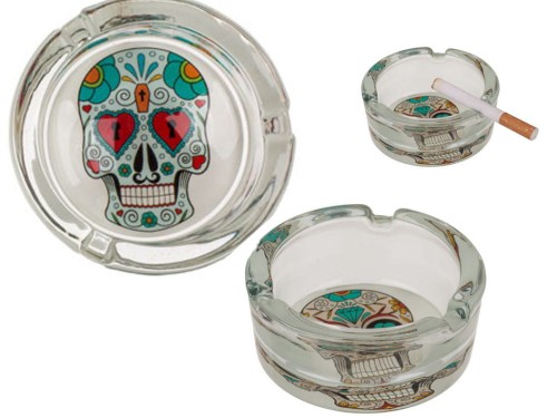 SZKLANA POPIELNICZKA Z CZACHĄ CZASZKA MEKSYKAŃSKA 1.jpg