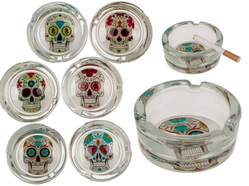SZKLANA POPIELNICZKA Z CZACHĄ CZASZKA MEKSYKAŃSKA 2.jpg