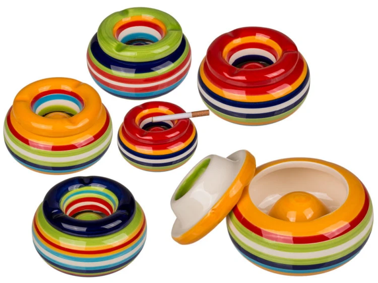 CERAMICZNA POPIELNICZKA - DWUCZĘŚCIOWA W PASKI 2.jpg