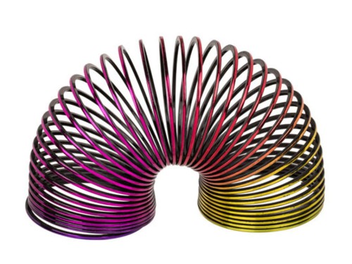 SPRĘŻYNA DO ZABAWY - MINI TĘCZOWA PLASTIKOWA MAŁA 1.jpg