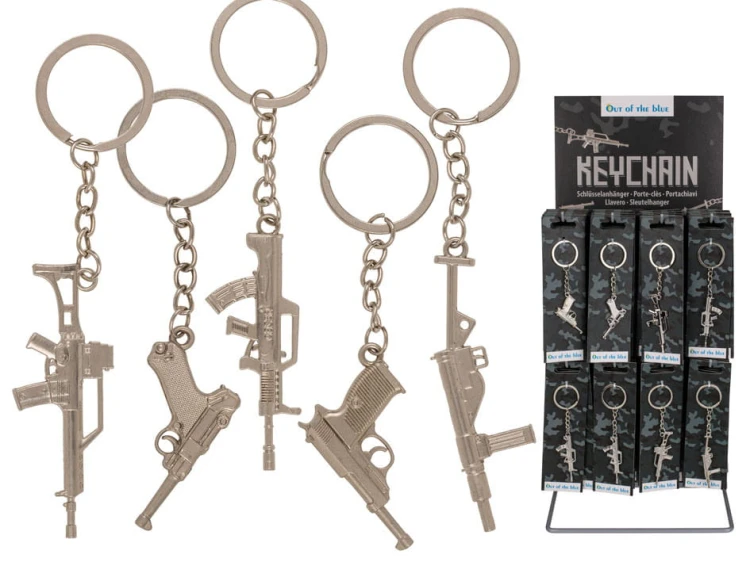 BRELOK metalowy broń BRELOCZEK PISTOLET KARABIN 2.jpg