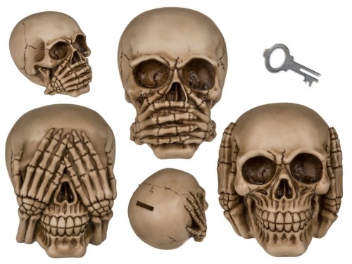 SKARBONKA czaszka - trzy małpki CZACHA WIELOKROTNA 2.jpg