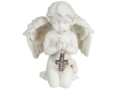ANIOŁEK Z KRZYŻYKIEM FIGURKA FIGURKI BIAŁY KRZYŻ 1.jpg