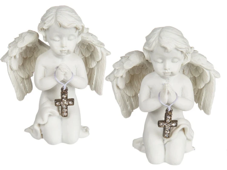 ANIOŁEK Z KRZYŻYKIEM FIGURKA FIGURKI BIAŁY KRZYŻ 2.jpg