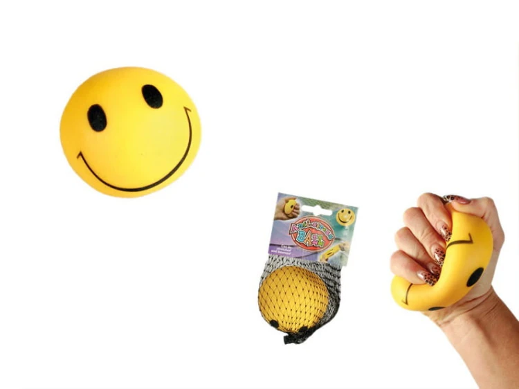 PIŁKA BUŹKA GNIOTEK ANTYSTRESOWY EMOJI EMOTIKONA 1
