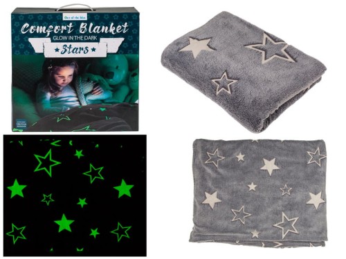 KOC w gwiazdki świecący w ciemności KOCYK 135X173 .jpg