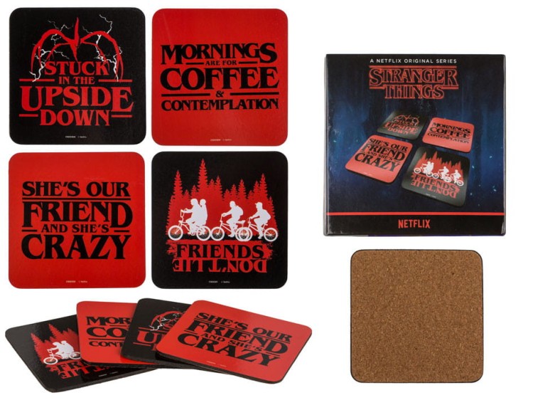 PODKŁADKI szklanki Stranger Things KUBKI PODSTAWKI .jpg