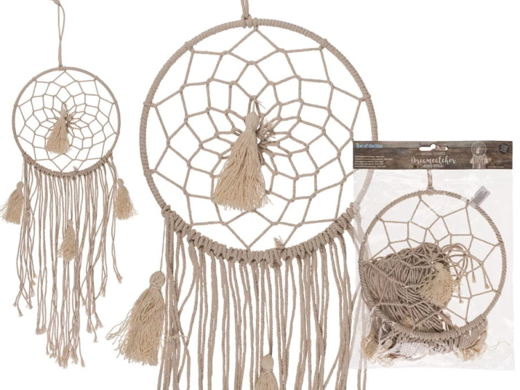 Dream Catcher ŁAPACZ SNÓW ozdoba dekoracyjna BOHO .jpg