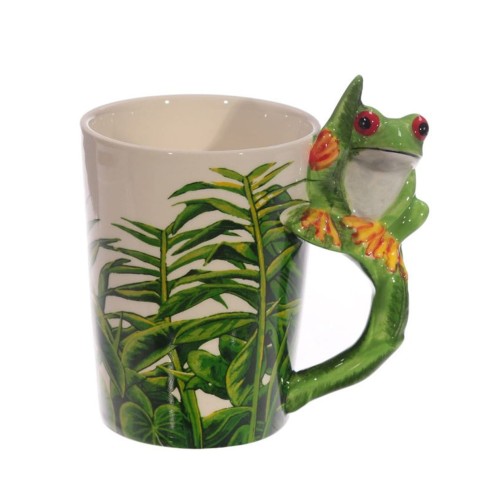 KUBEK tropikalny z żabą ŻABKA KUBECZEK ZWIERZETA 1.jpg