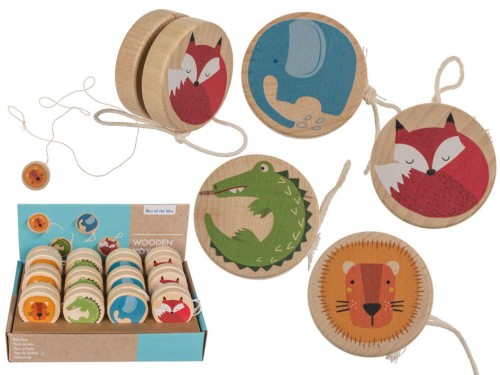 Drewniane Yoyo zwierzątka JOJO ZWIERZĘTA MIX WZÓR 2.jpg