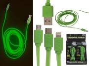 ŚWIECĄCY KABEK USB do iPhone C lub Micro CIEMNOŚCI 2.jpg