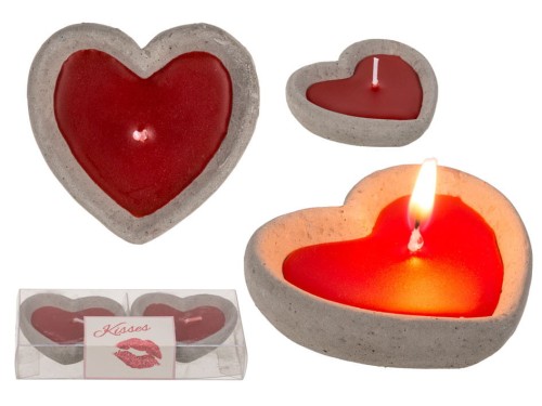 ŚWIECZKI serca komplet 2 sztuk w pudełeczku ŚWIECE .jpg