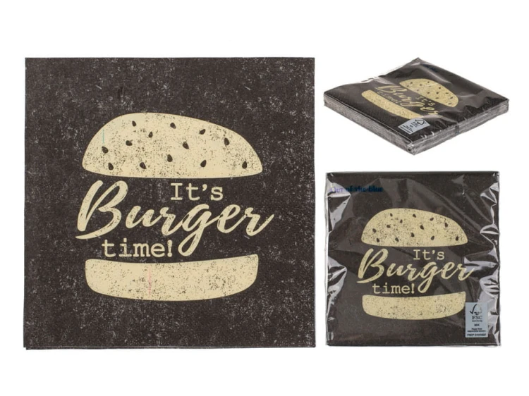 SEWRWETKI It's burger time PAPIEROWE przyjęcie 20szt .jpg