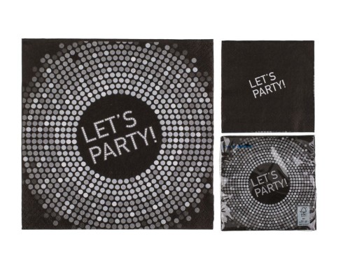 SEWRWETKI Let's Party PAPIEROWE przyjęcie 20 szt .jpg