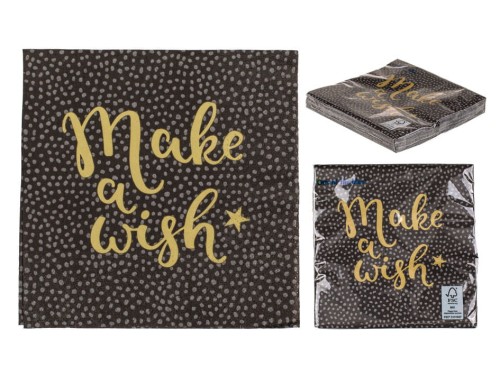 SEWRWETKI Make a wish PAPIEROWE przyjęcie 20 szt .jpg