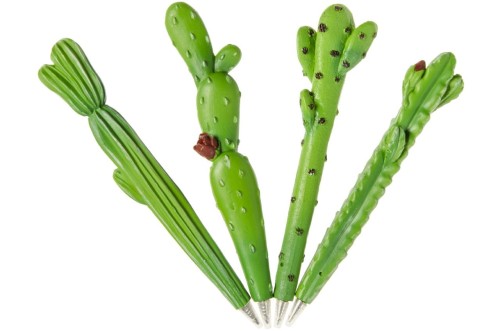 DŁUGOPIS kaktus ROŚLINA mix wzorów ZIELONY 2.jpg