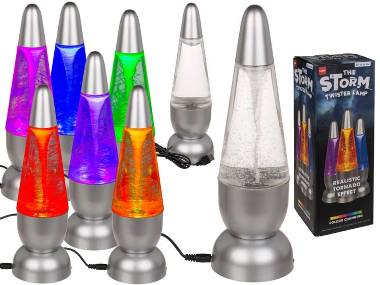 LAMPKA Tornado - zmienia kolory LAMPA WIR wirująca .jpg