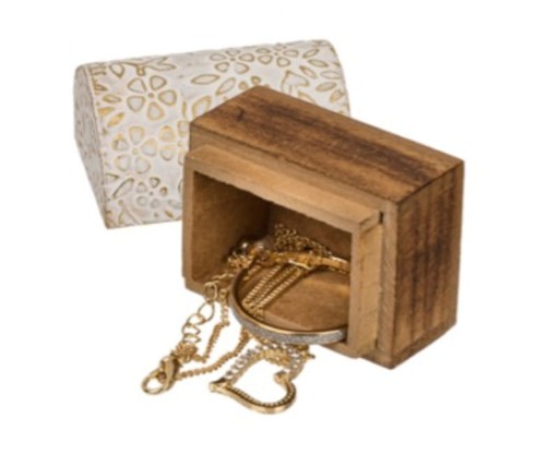 MAŁA SZKATUŁKA na biżuterię złota POJEMNIK PUDEŁKO 1.jpg