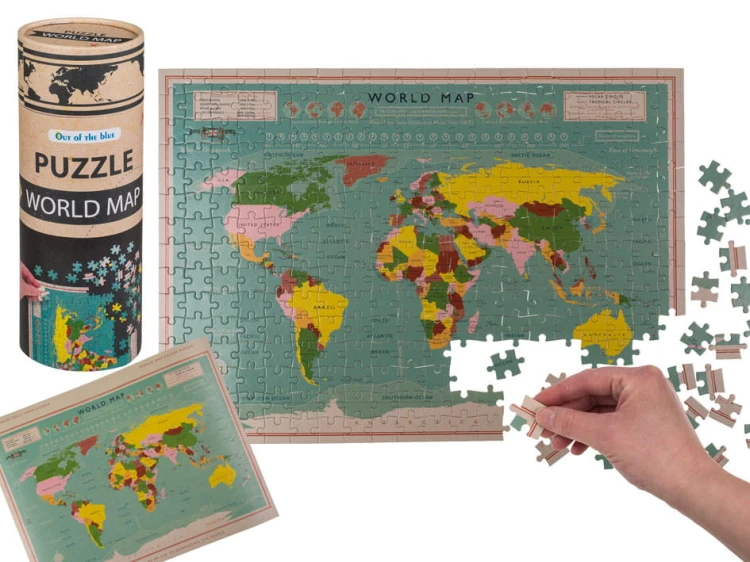 MAPA ŚWIATA - PUZZLE w tubie 300 elementów 50x35cm .jpg