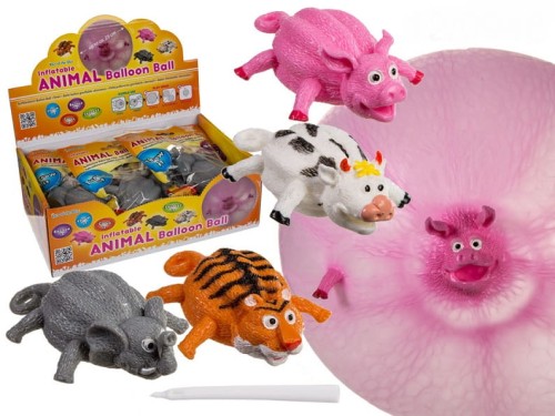 PIŁKA - BALON ZWIERZAKI BAŃKA JOJO BALON PIŁKA DMUCHANY 2
