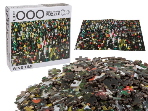 PUZZLE na kwarantannę BUTELKI WINA 1000 elementów .jpg