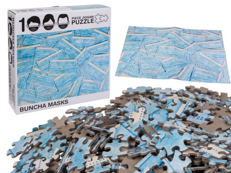 PUZZLE kwarantannę MASKI MASECZKI 1000 elementów .jpg