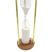 KLEPSYDRA mosiężna drewniana XXL DUŻA 30 cm 30 min 2.jpg