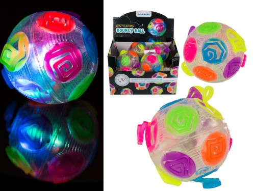 SKACZĄCA PIŁKA LED Tęcza ŚWICĄCA PIŁECZKA 8 cm 2.jpg