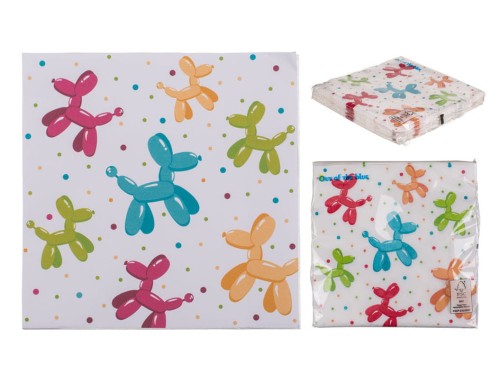 SERWETKI baloniki URODZINY BALONY 3 warstwy 20szt .jpg