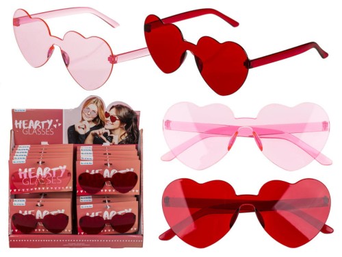 OKULARY serca RÓŻOWE CZERWONE serduszka NA IMPREZĘ 2.jpg