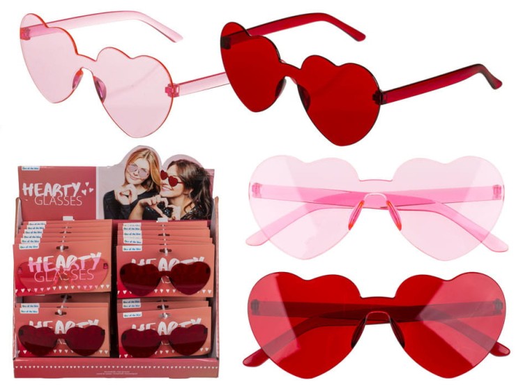 OKULARY serca RÓŻOWE CZERWONE serduszka NA IMPREZĘ 2.jpg