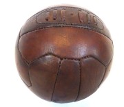 PIŁKA skórzana retro STARA piła gała NOŻNA FUTBOL 2.jpg