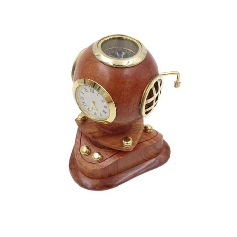 ZEGAR exclusive z KOMPASEM hełm nurka DREWNO METAL 2.jpg