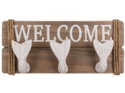 WIESZAK Welcome ogonki ryb NA KLUCZE DREWNIANY 1.jpg