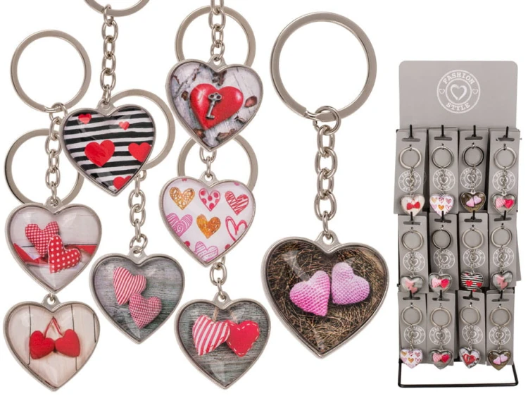 BRELOK szklane serce BRELOCZEK METALOWY mix wzorów 2.jpg