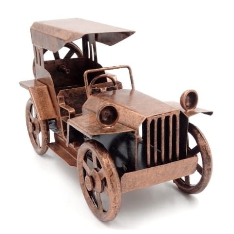 FIGURKA SAMOCHODU retro metalowa STARE AUTO ciężka 2.jpg