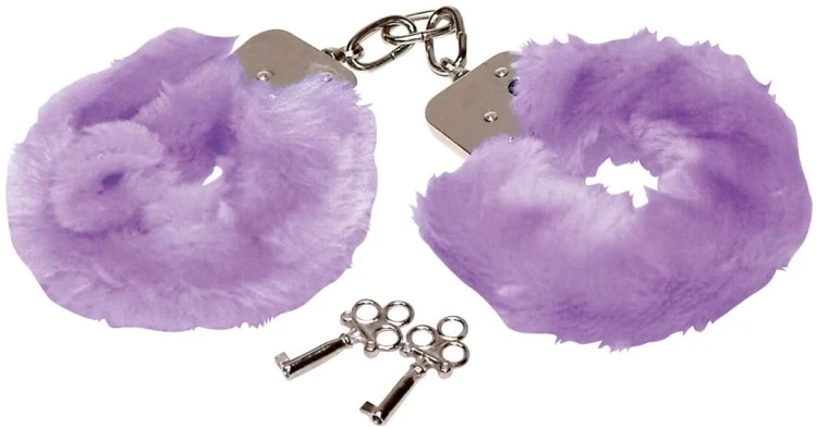 KAJDANKI z futerkiem fioletowe SEXY EROTYCZNE BDSM .jpg
