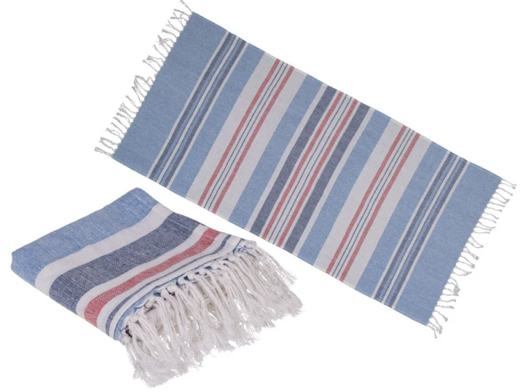 RĘCZNIK typu turecki Hammam KOLOROWE PASKI 80x170 .jpg