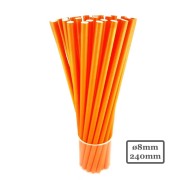 Ekologiczne SŁOMKI PAPIEROWE 240mm 25szt POMARAŃCZ 3.jpg