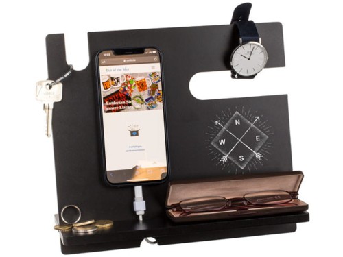 DREWNIANY ORGANIZER na biurko PRZYBORNIK BIUROWY 1.jpg