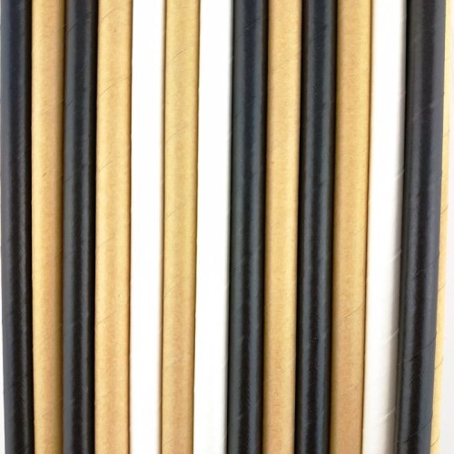 Ekologiczne SŁOMKI PAPIEROWE 25szt 210mm EKO RURKI 2.jpg