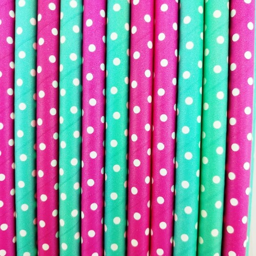 Ekologiczne SŁOMKI PAPIEROWE 100szt 8x210mm KOLOR 2.jpg